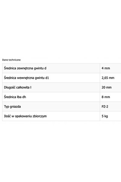Klimas Wkret-Met Șuruburi pentru lemn călite, conice, cu filet complet, 4x25 ...