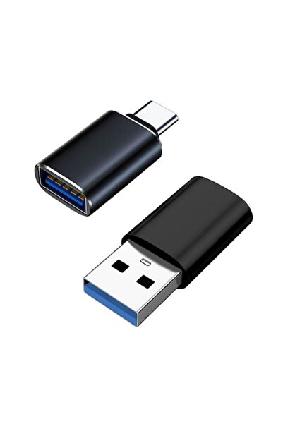 OEM Set de 2 adaptoare USB 3.0 A-C + C-A, OTG, 5Gbps, încărcare rapidă 3A, co...