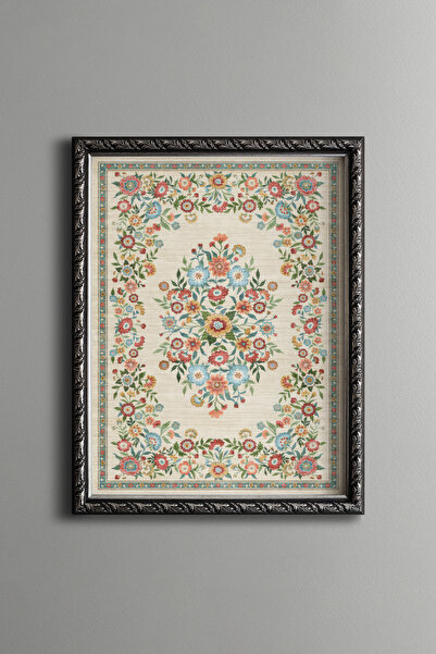 epiqart Traditional Floral Pattern - Vintage Patterned Painting - Fine Model