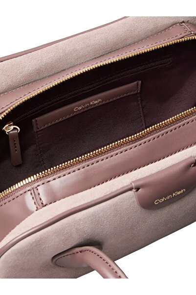 Calvin Klein EMBLEM TRIO SUEDE SH, PDJ Kahverengi Kadın Çanta