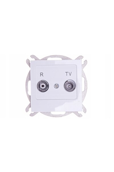 OSPEL Priză de antenă RTV prin perete 10dB AS GPA-10GP/m/00 Alb