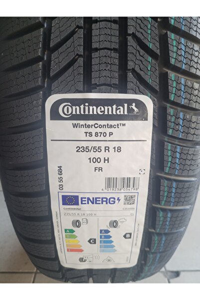 Continental 235/55R18 Winter Contact TS870P 100H Kışlık 2026 Üretim*