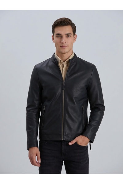 PIQUE Men's coat faux leather coat