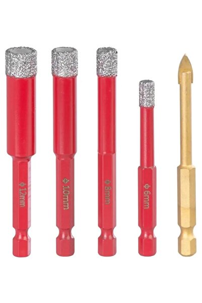 Strend Pro Set burghie diamantate hexagonale 6-8-10-12 mm