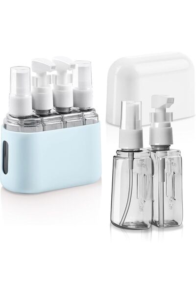 ALMEKAQUZ 4-in-1 Travel Bottles,ravel Bottles Set, Travel Bottles for Toiletr...