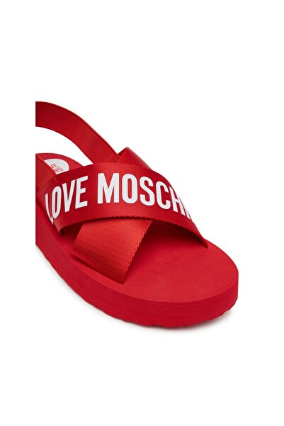 Love Moschino Sandale damă Nastro Ross/Log Bia JA16214G0MIX5500