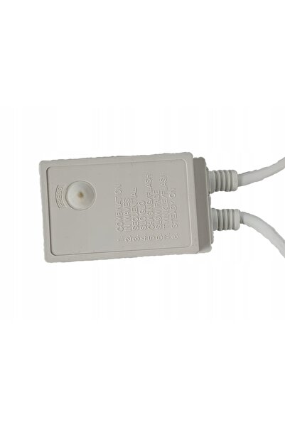 NO BRAND 300 LED-uri, cablu alb, lumini de Crăciun cu lumină caldă