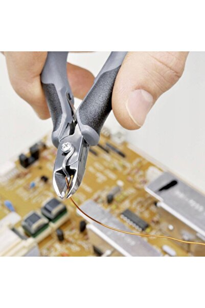 Knipex 77 12 115 Clește de tăiere laterală de precizie ESD pentru reparații e...