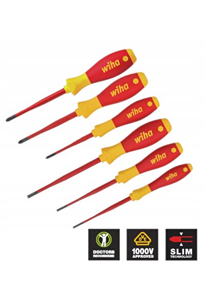 wiha Set de șurubelnițe slimFix 6 piese 38362
