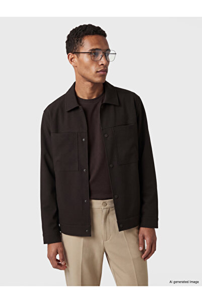 LC Waikiki Loose Fit Jacket Collar Men's Coat