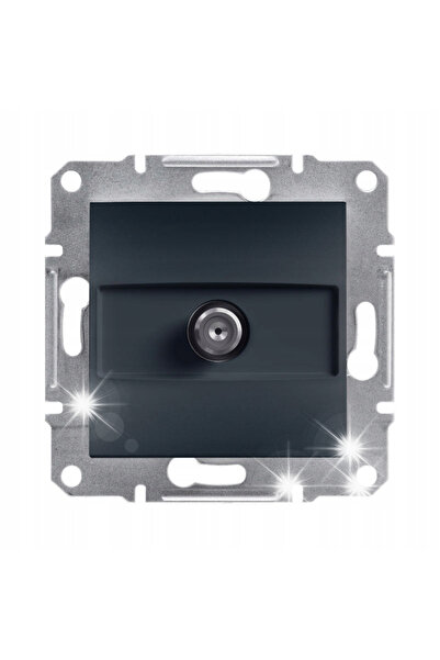 Schneider Electric SAT SOCKET 1dB FINAL SCHNEIDER ASFORA ANTRACIT