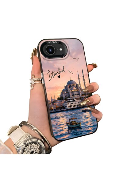 Hontinga حافظة هاتف من السيليكون متوافقة مع iPhone 16e، حافظة خلفية صلبة بنمط...