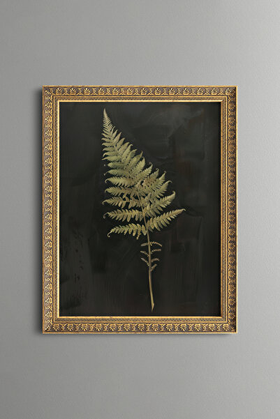 epiqart Fern - Vintage Patterned Painting - Fine Model