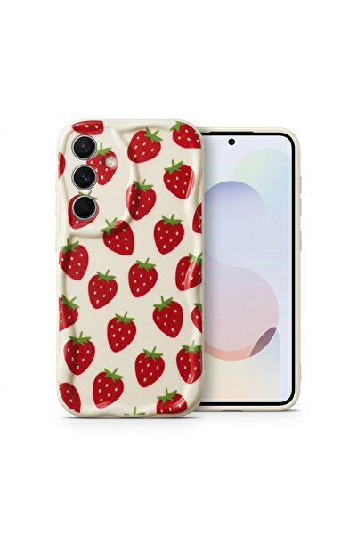 Nezih Case Samsung Galaxy A34 ile Uyumlu Zikzak Tasarım Desenli Silikon Kılıf