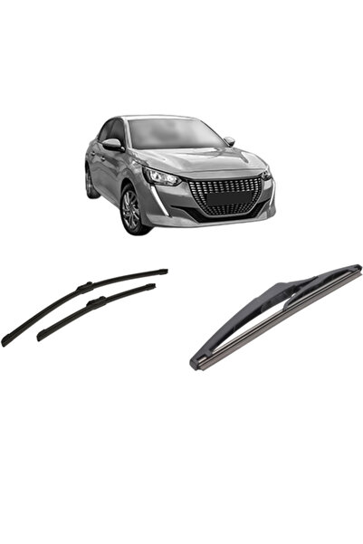 Bosch Σετ 3 υαλοκαθαριστήρων PEUGEOT 208 II (UB_, UP_, UW_, UJ_) 2019-2023, γ...