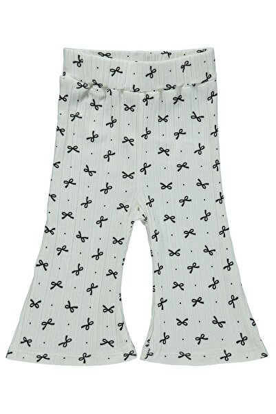 Civil Baby Fiyonk Empirme 6-18 Months Leggings - Ecru