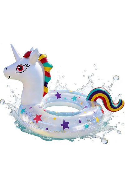 TERRIFI Pool Inflatables Floats, Inflatable Swimming Rings for Adults Kids, P...