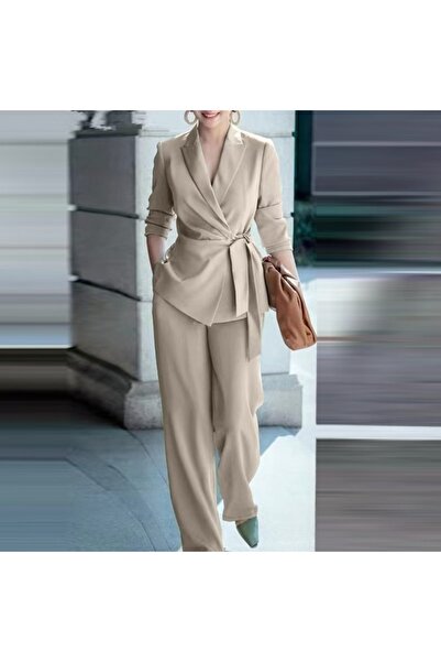 Generic Brand modest Regular Fit Women's Blazer Set