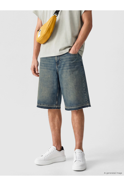 LC Waikiki Șorturi din denim pentru bărbați, croială relaxată