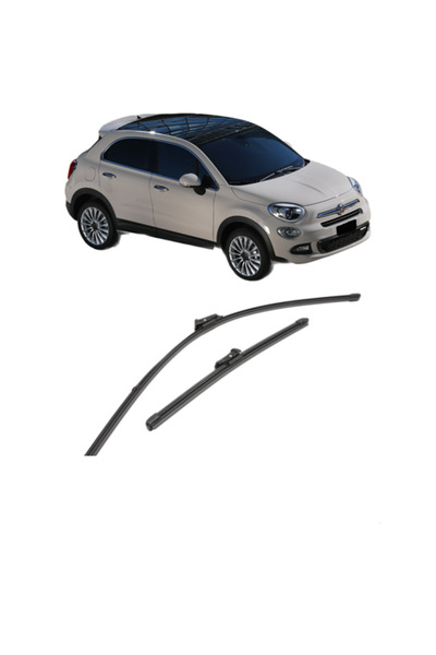 VALEO Set of car wipers FIAT 500X (334_) 2014-2022, for windshield, Silencio ...