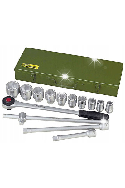 Proxxon Set de chei tubulare de 3/4 inch, 15 piese
