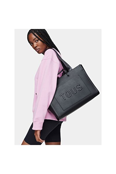 Tous Geantă shopper neagră XL de damă Amaya T