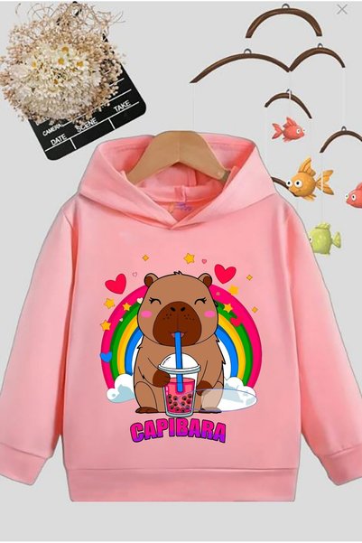yombaa Printed Children's Hooded Sweatshirt