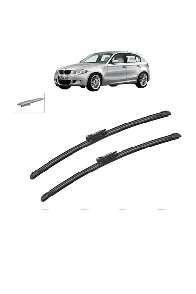 Bosch Set of 2 Wiper Blades BMW Series 1 (E87) 2004-2011, for windshield, Aer...