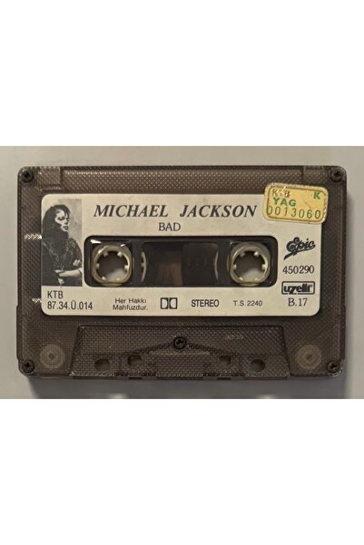 Uzelli Müzik Michael Jackson Bad Kaset (Sadece Kasettir Kartonet Yoktur)