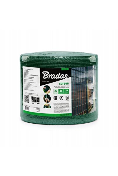 Bradas Folie de umbrire verde + Cleme 19x36m 200 g/m²