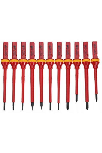 Strend Pro Set de 12 șurubelnițe izolate pentru electricieni, izolate VDE, cu...