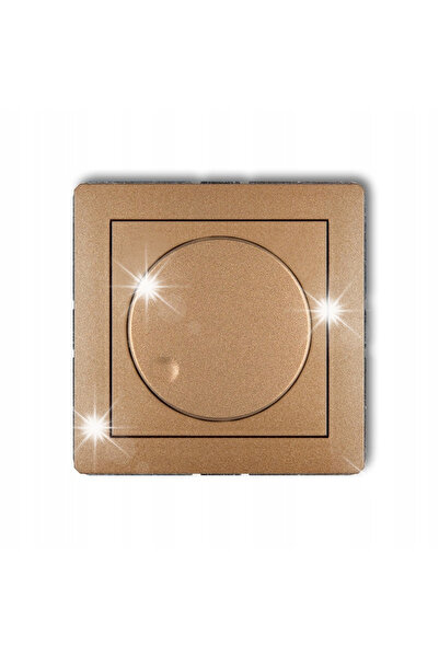 KARLIK DECO GOLD MET întrerupător variator rotativ cu buton