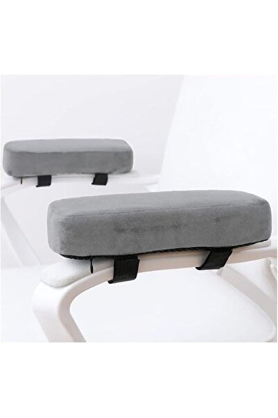 Yelajoy 2Pcs Office Chair Arm Pads Extra Soft Velvet Arm Rest Covers