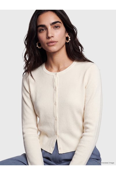 LC Waikiki Crew Neck Women's Knitwear Cardigan