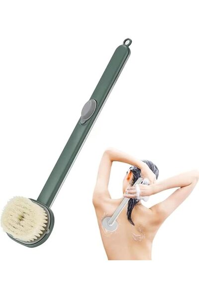 BIGTHREE ® Long Handle Detachable Bath Massager Brush, Long Handle Liquid Sho...