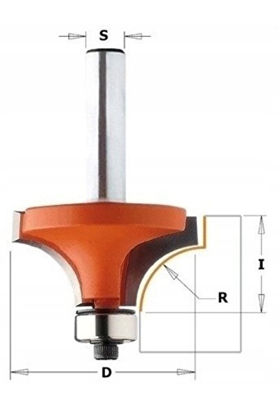 CMT 22,2MM 938.222.11 Freză cu margine rotunjită pentru lemn și laminat