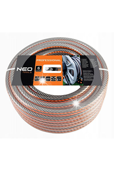 NEO Tools Furtun de grădină NEO, 6 straturi, 30 bari, 3/4'', 30 metri, anti-r...