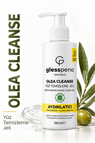 Olea Cleanse Aydınlatıcı Yüz Temizleme Jeli 200 ml – Niacinamide & Alpha Arbutin