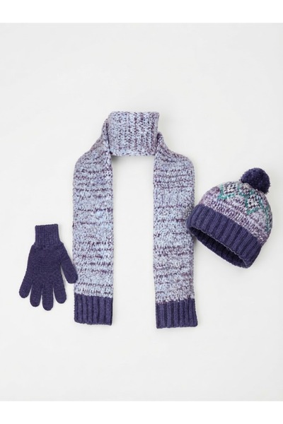 Fonem Fo 3095 Juno 3-Piece Scarf Beanie Set
