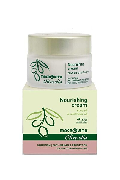 Macrovita 24ωρη Θρεπτική Κρέμα με ελαιόλαδο & ηλιέλαιο 50ml Olive-elia