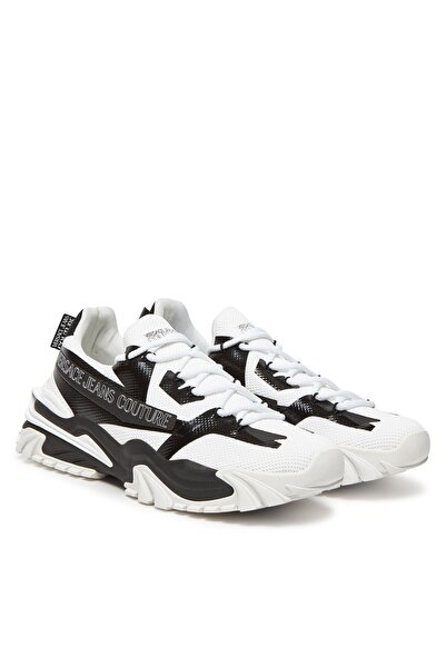 VERSACE JEANS COUTURE Adidași bărbați Alb/Negru L02 78YA3SI8