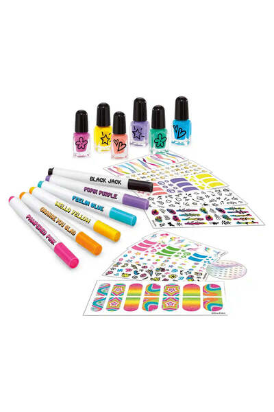 Shimmer N Sparkle Neon Nail Art Fun