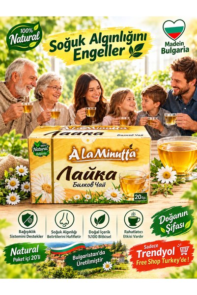 AlaMinutta Laika Papatya Bitki Çayı