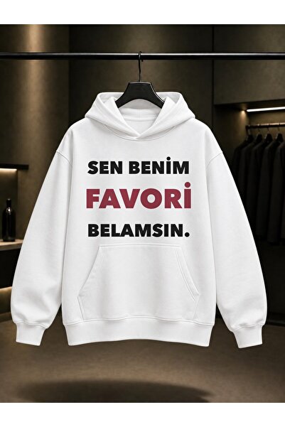 fame-stoned You Are My Favorite Belams Printed Unisex 100% Cotton Hooded Swea...