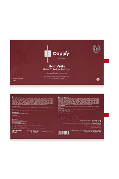 Capixy Buy Anti-Hair Loss Ampoules - 7 vials x 10 ml online for women in Saud...