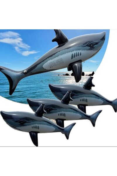 Choice PVC Inflatable Shark Beach Toy - Shark Themed Outdoor Party Water Play...
