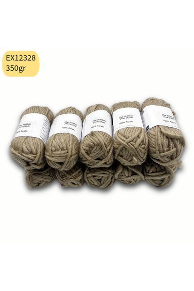 Oxford İplik Export Surplus 10 Pack 350Gr Very Soft Thick Acrylic Light Mink ...