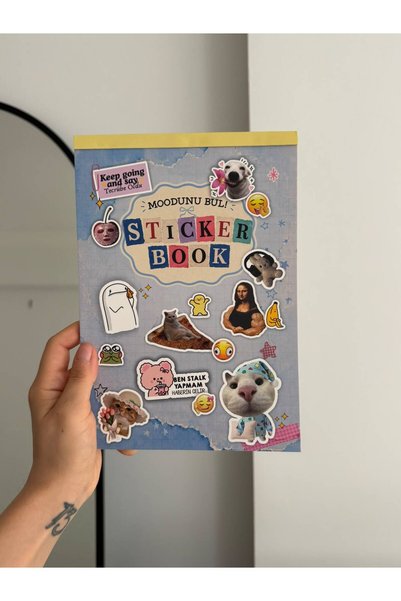 Planet Butik كتاب ملصقات 'اعثر على مزاجك'