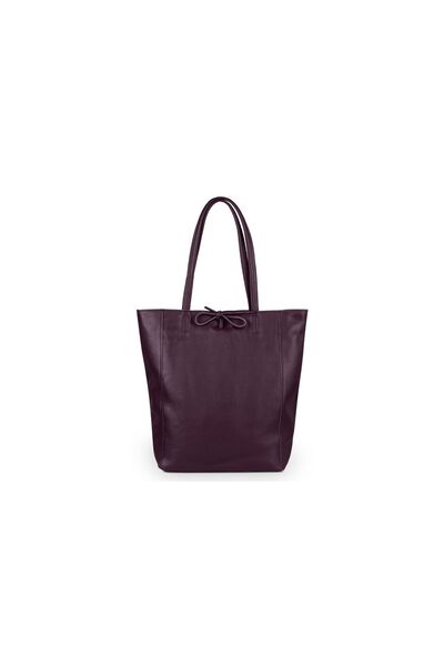 Vera Pelle Geantă din piele Lampo Burgundy