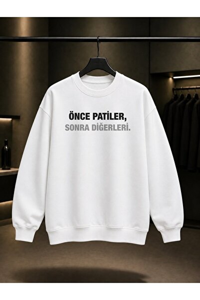 fame-stoned First the Paws, Then the Others Printed Unisex 100% Cotton Sweats...